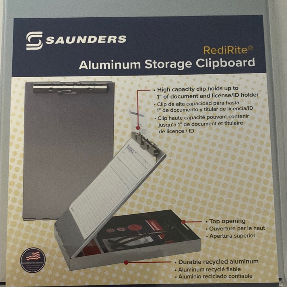 Aluminum Storage Clipboard - Picture 3 of 3